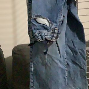 White washed little boy pants